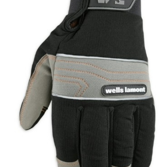 Wells Lamont Men's Lined Synthetic Leather Gloves Size S/M - Picture 2 of 3
